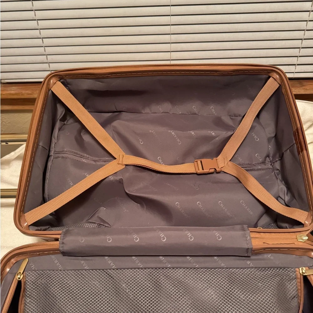 Chariot Gatsby Luggage Pink Carry On Hard Side 2 Piece